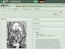 Tablet Screenshot of lossol.deviantart.com