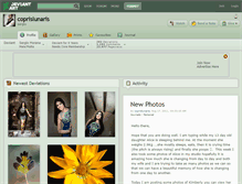 Tablet Screenshot of coprislunaris.deviantart.com
