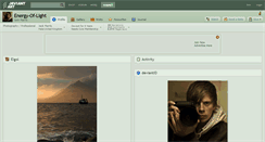 Desktop Screenshot of energy-of-light.deviantart.com