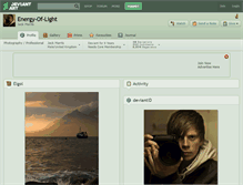 Tablet Screenshot of energy-of-light.deviantart.com