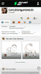 Mobile Screenshot of cayleighguhsmiles.deviantart.com