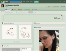 Tablet Screenshot of cayleighguhsmiles.deviantart.com
