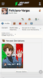 Mobile Screenshot of feliciano-vargas.deviantart.com
