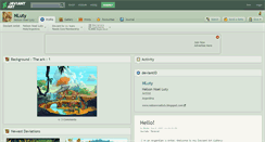 Desktop Screenshot of nluty.deviantart.com