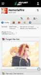 Mobile Screenshot of memorialfire.deviantart.com