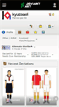 Mobile Screenshot of kyuzoaoi.deviantart.com