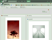Tablet Screenshot of digitaljinx.deviantart.com