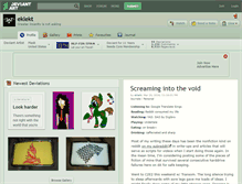 Tablet Screenshot of eklekt.deviantart.com