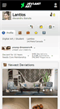 Mobile Screenshot of lantios.deviantart.com