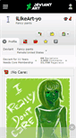 Mobile Screenshot of ilikeart-yo.deviantart.com