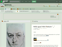 Tablet Screenshot of fightthesky.deviantart.com