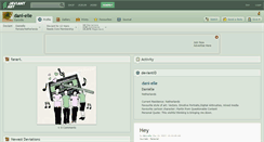 Desktop Screenshot of dani-elle.deviantart.com