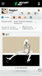 Mobile Screenshot of negarr.deviantart.com