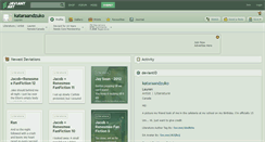 Desktop Screenshot of kataraandzuko.deviantart.com