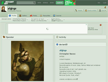 Tablet Screenshot of aliginge.deviantart.com
