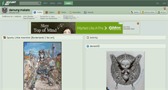 Desktop Screenshot of damung-makate.deviantart.com