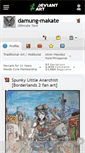 Mobile Screenshot of damung-makate.deviantart.com