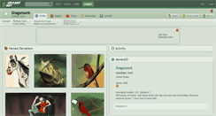 Desktop Screenshot of dragonsork.deviantart.com