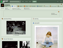 Tablet Screenshot of melame.deviantart.com
