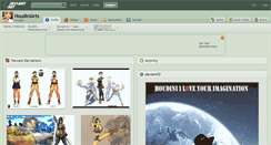 Desktop Screenshot of houdiniarts.deviantart.com