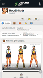 Mobile Screenshot of houdiniarts.deviantart.com