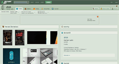 Desktop Screenshot of d1ch.deviantart.com