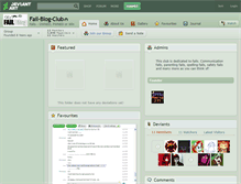 Tablet Screenshot of fail-blog-club.deviantart.com