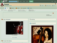 Tablet Screenshot of chachai.deviantart.com