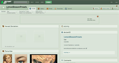 Desktop Screenshot of lemonblossompresets.deviantart.com