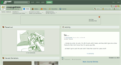 Desktop Screenshot of creepygoth666.deviantart.com