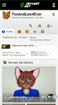 Mobile Screenshot of foxandleo4ever.deviantart.com