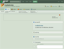 Tablet Screenshot of crushed-oreo.deviantart.com