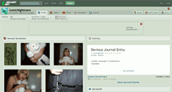 Desktop Screenshot of iconicnightmare.deviantart.com