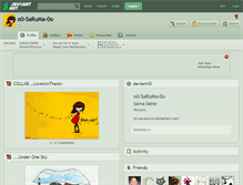 Tablet Screenshot of o0-saruma-0o.deviantart.com