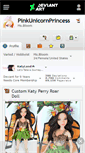 Mobile Screenshot of pinkunicornprincess.deviantart.com