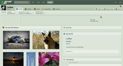 Desktop Screenshot of coliber.deviantart.com