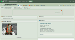 Desktop Screenshot of courage-is-my-mantra.deviantart.com
