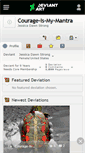 Mobile Screenshot of courage-is-my-mantra.deviantart.com