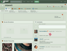 Tablet Screenshot of juliyana22.deviantart.com