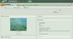 Desktop Screenshot of discopotato.deviantart.com