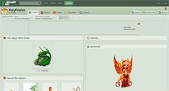 Desktop Screenshot of foxyfirefox.deviantart.com