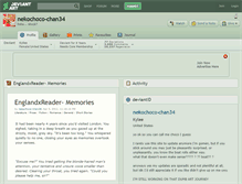 Tablet Screenshot of nekochoco-chan34.deviantart.com