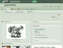 Tablet Screenshot of buchmansstudios.deviantart.com