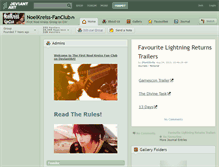 Tablet Screenshot of noelkreiss-fanclub.deviantart.com