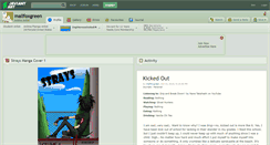 Desktop Screenshot of mallfoxgreen.deviantart.com