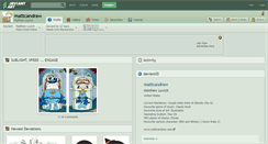 Desktop Screenshot of mattcandraw.deviantart.com