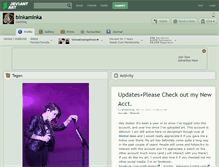 Tablet Screenshot of binkaminka.deviantart.com