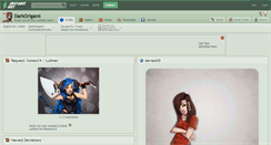 Desktop Screenshot of darkorigami.deviantart.com