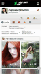 Mobile Screenshot of cupcakephoenix.deviantart.com
