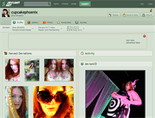 Tablet Screenshot of cupcakephoenix.deviantart.com